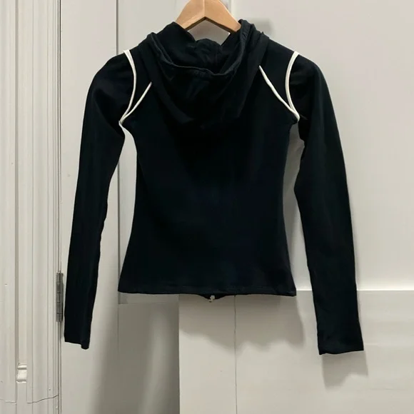 Y2K Vintage Armani Exchange Zip Up Hoodie Size XS - Picture 3 of 5